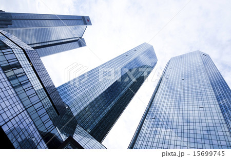 Modern office buildings, natural colorful tone Modern office buildings, natural colorful tone 15699745