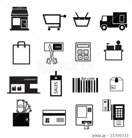 Shopping and sale icons 15700723