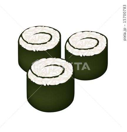 Rice Maki Sushi Roll or Rice Nori Roll 15700783