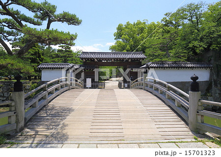 和歌山　和歌山城　一の橋と大手門 15701323