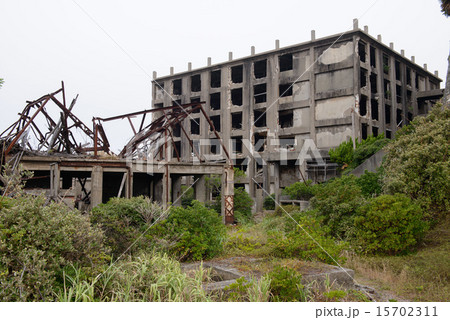 軍艦島30号棟 鉱員社宅 外観 軍艦島30号棟 鉱員社宅 外観 15702311