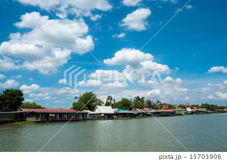 Asian residential lifestyle at riverside Asian residential lifestyle at riverside 15703906