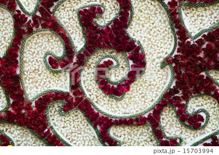 Colorful design pattern of flower texture and background 15703994