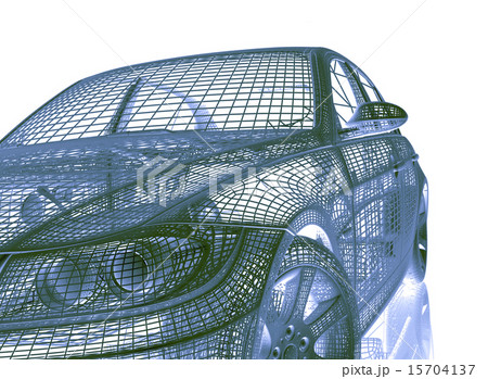 car model on white background car model on white background 15704137