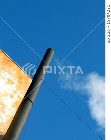 Tube boiler against the blue sky 15704231