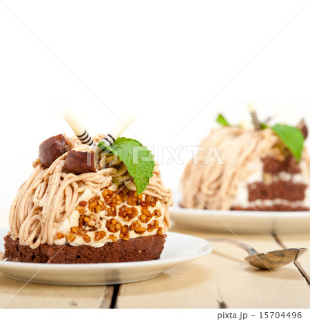 chestnut cream cake dessert chestnut cream cake dessert 15704496