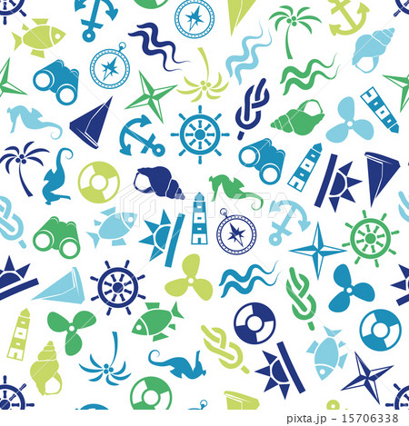 seamless marine pattern seamless marine pattern 15706338
