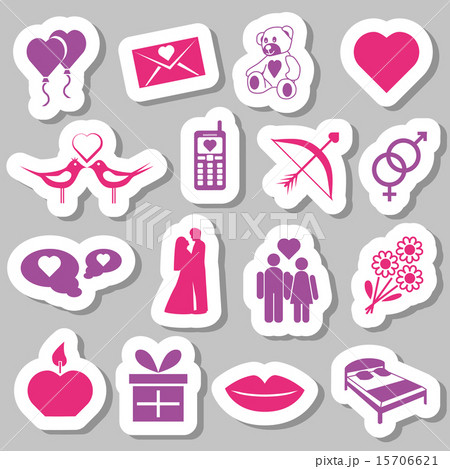 valentine stickers 15706621