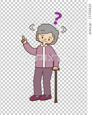 患有癡呆症的女性 15708820