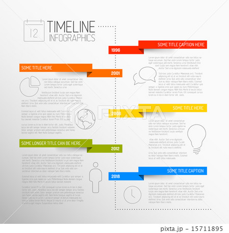 Infographic timeline report template Infographic timeline report template 15711895