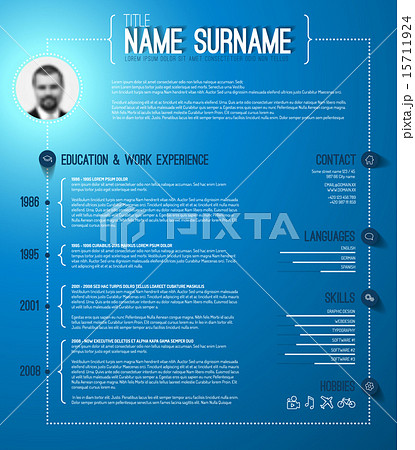 Minimalistic cv / resume template 15711924