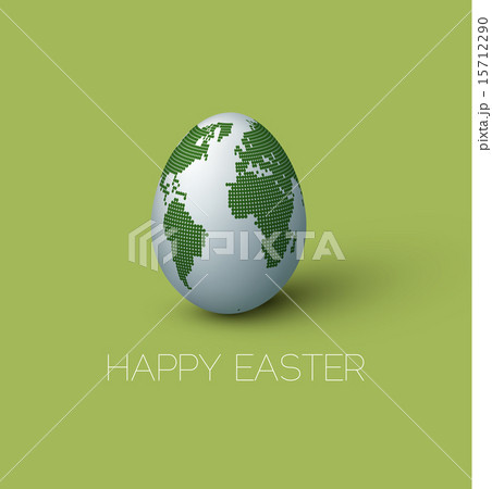 Simple vector Happy Easter card 15712290