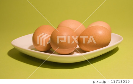 Eggs on fresh green background Eggs on fresh green background 15713019