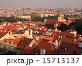 Prag's roofs in evening 15713137