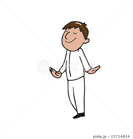 Meditation man happy 15714834