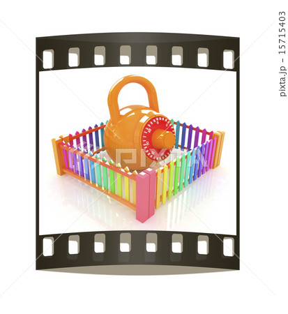 Protection concept. The film strip 15715403