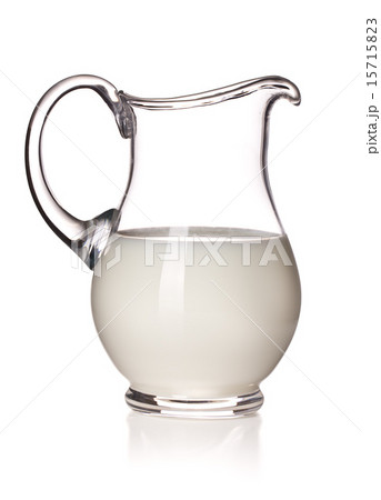milk in a glass pitcher 15715823