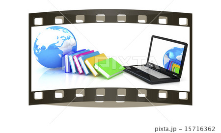 concept of online education. The film strip 15716362