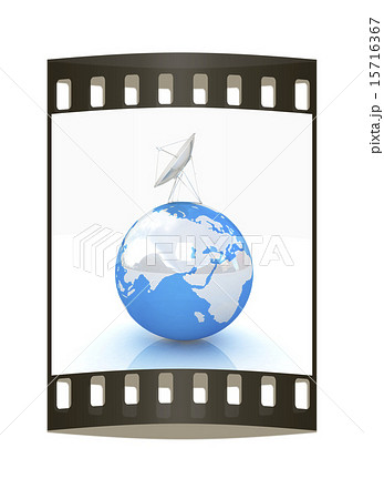 SAT and planet earth. The film strip SAT and planet earth. The film strip 15716367
