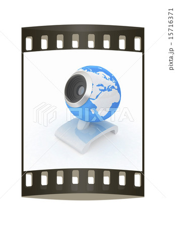 Web-cam for earth. The film strip Web-cam for earth. The film strip 15716371