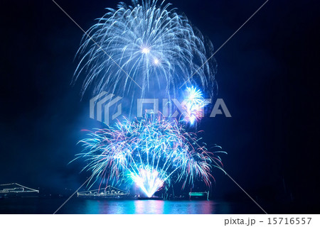Blue fireworks 15716557