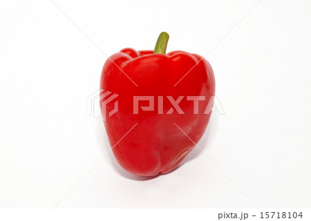 Red paprika isolated on white. 15718104