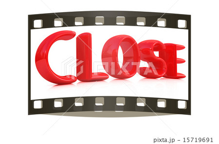 3d red text "close" 15719691