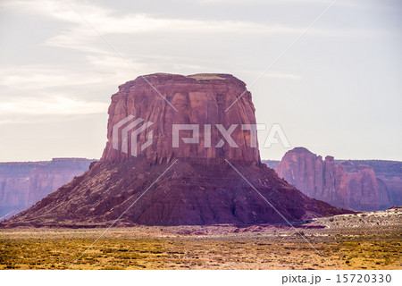 Monument valley under the blue sky 15720330