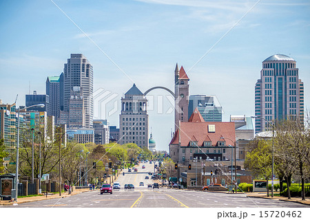 saint louis missouri downtown at daylight saint louis missouri downtown at daylight 15720462