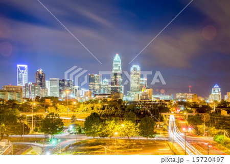 Downtown of Charlotte  North Carolina skyline 15720497