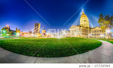 topeka kansas downtown at night 15720564