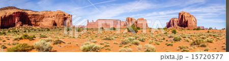 Monument valley under the blue sky Monument valley under the blue sky 15720577