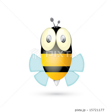 cartoon cute bright baby bee. vector 15721177