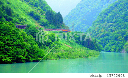 黒部峡谷トロッコ電車：うなづき湖 15722998