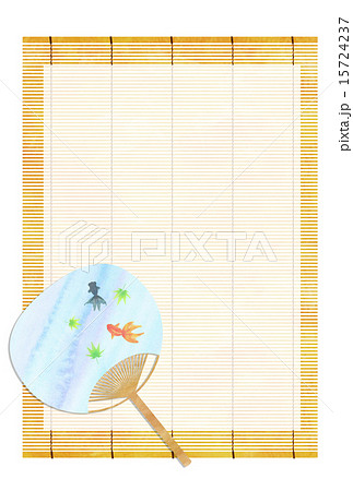 暑中見舞い うちわ 暑中見舞い うちわ 15724237