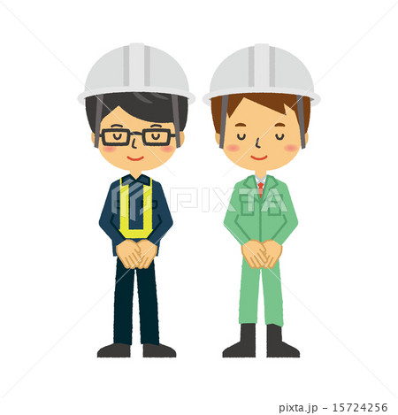 建設業の男性のイラスト素材