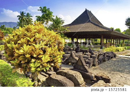 Garden in Prambanan temple site Garden in Prambanan temple site 15725581