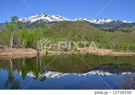 乗鞍シリーズ～まいめの池の写りこみ 15726506