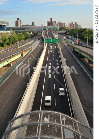 首都高速道路中央環状新宿線「山手トンネル」の大井南出入口 15727537