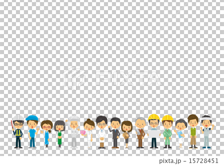 People of various occupations [Two heads/Series] 15728451