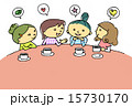 女子会／カット、挿絵、カードに 15730170