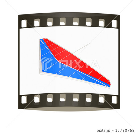 Hang glider. The film strip 15730768