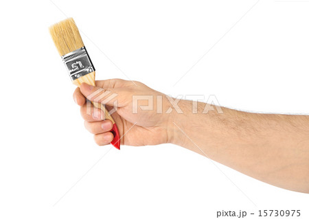 Hand with brush 15730975
