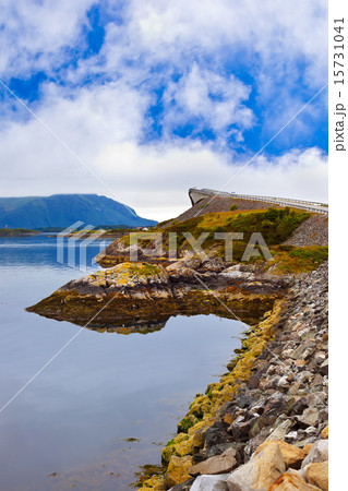 Famous bridge on the Atlantic road in Norway 15731041