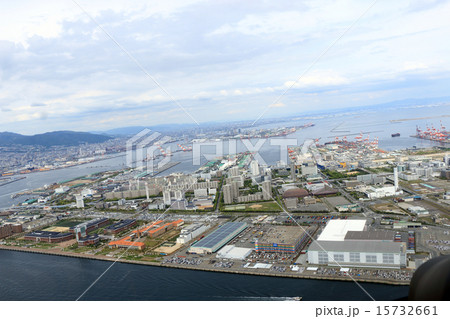 神戸港上空 15732661