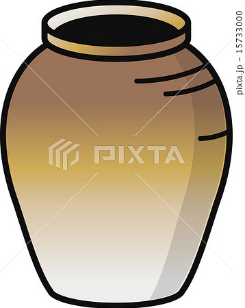 壺のイラスト素材 15733000 Pixta