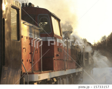 冬の釧網本線ＳＬ 15733157