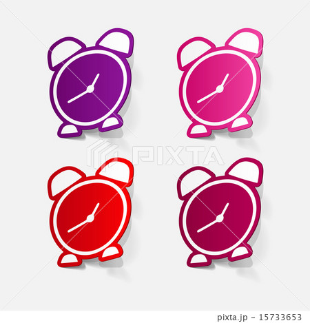 paper sticker: Alarm clock 15733653