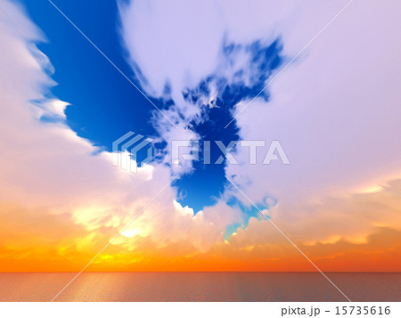 風と雲と海と 15735616