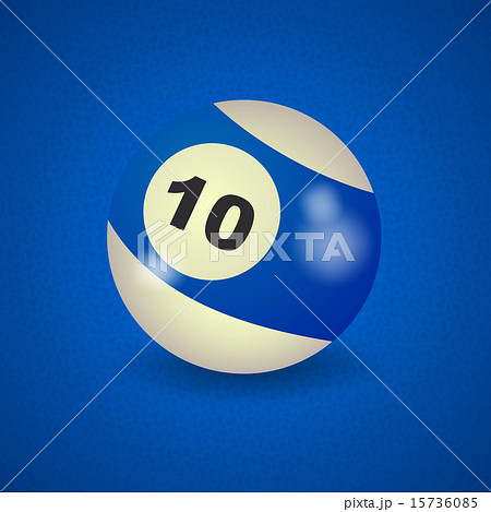 set of billiard balls, billiards, American ball number 10 15736085